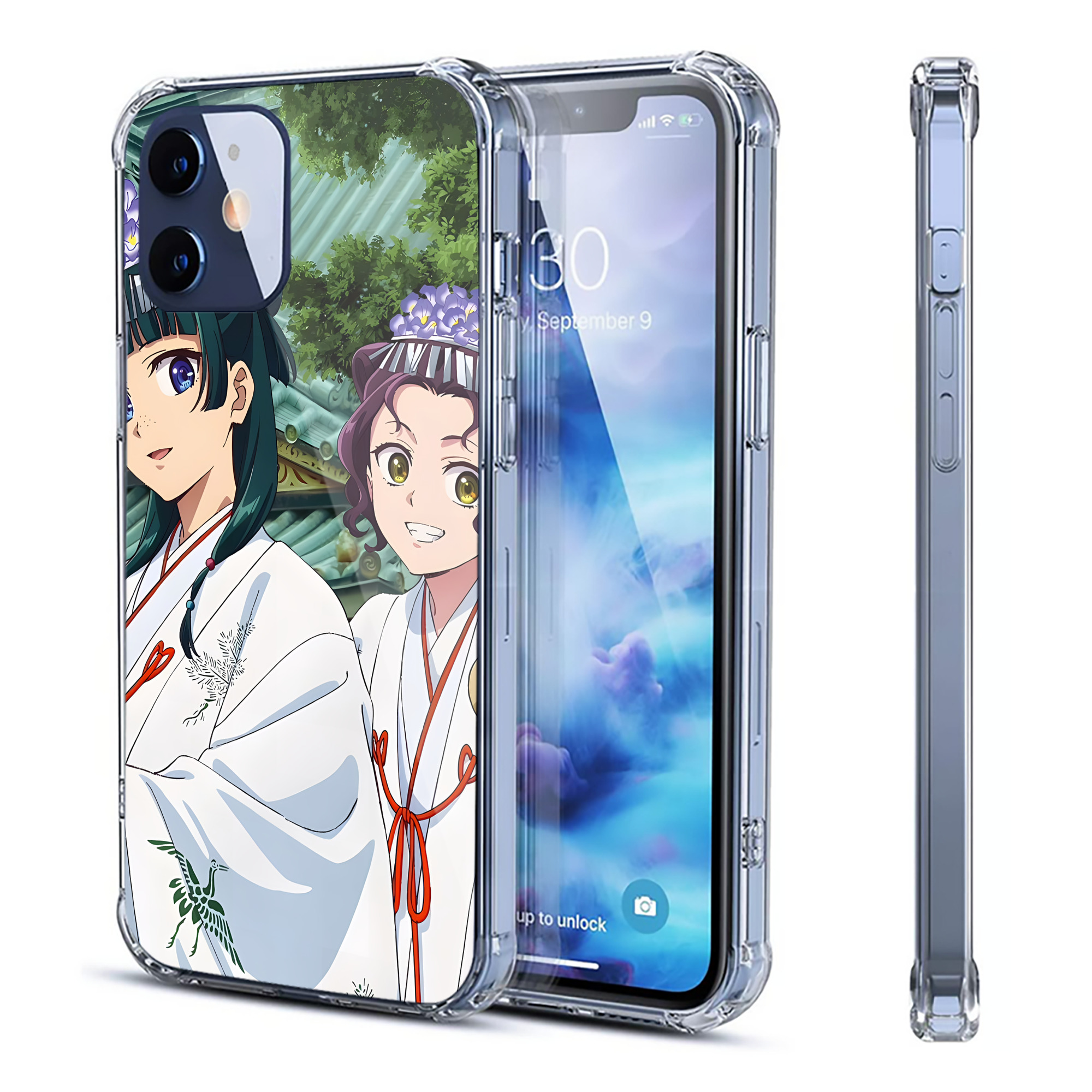 （画像用） 薬屋のひとりごと The Apothecary Diaries 【iPhone 12シリーズ対応】透明スマホケース（クリアソフトケース）